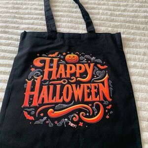 Black Halloween Tote Bag